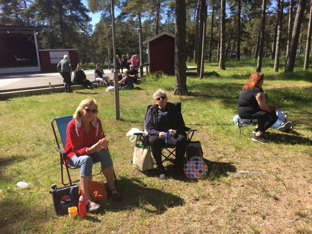 Fikadags: Margaretha, Lena Hallberg och Lena Hansson