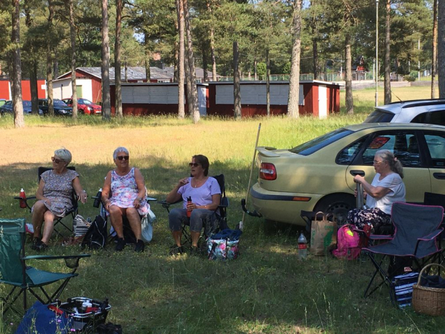 Fikadags: Birgitta, Siw, Susanne och Eva