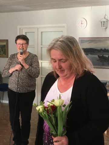 Blommor till instruktören Lena