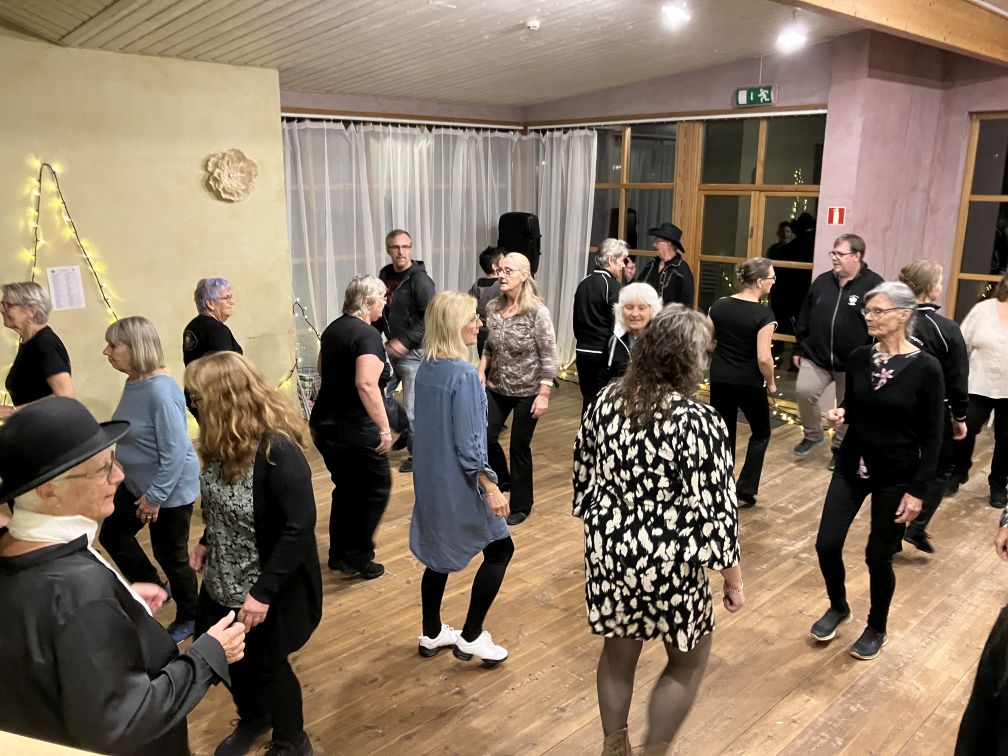 Golvet blev fullt med dansare