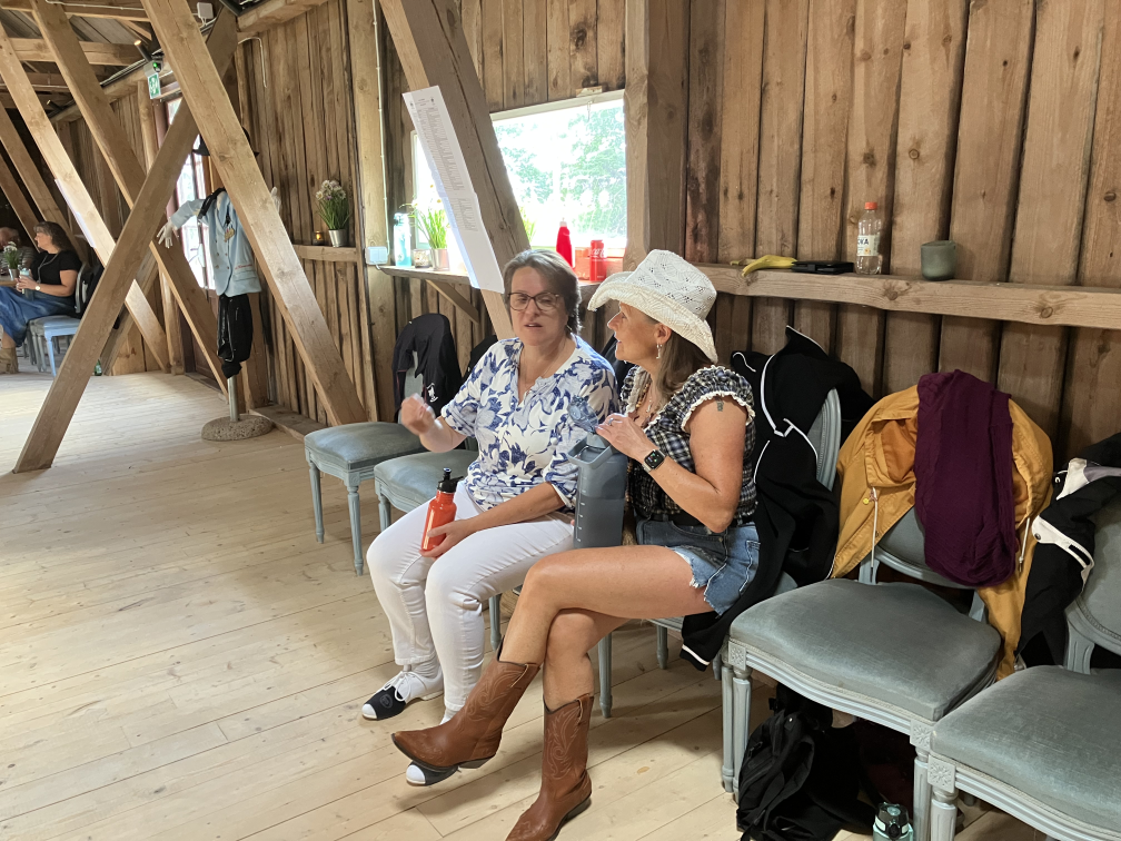 Vill man inte dansa kan man prata - Susanne och Marie