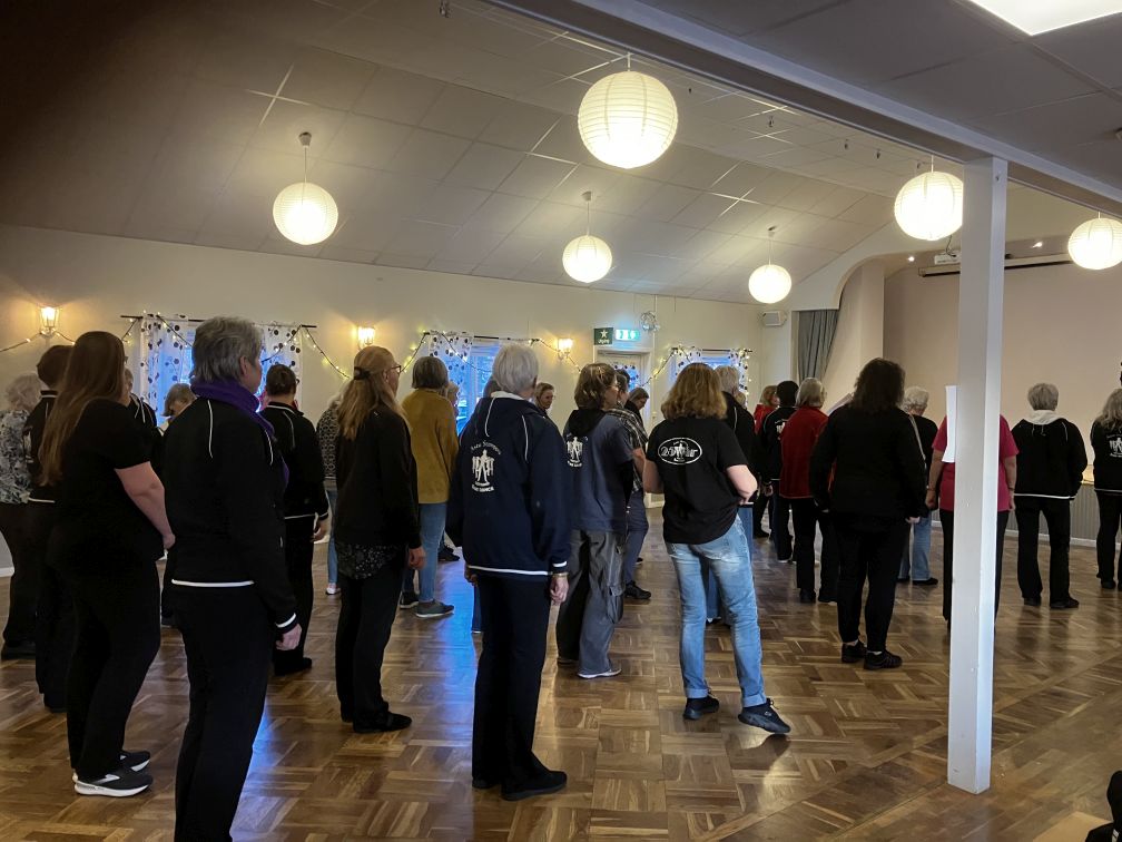 Teknik_1 Alla är uppställda för att lära sig teknik